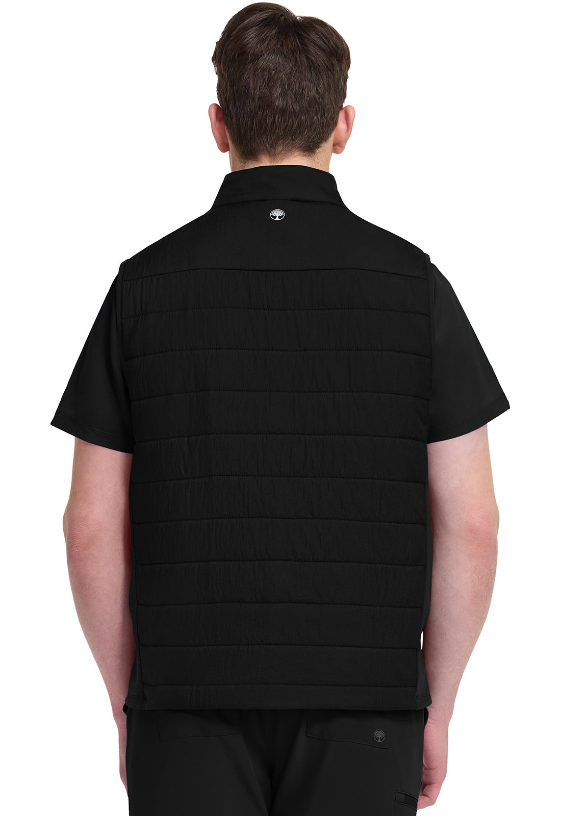 Cleveland Clinic Lifestyle HH501F Men's Zip Front Vest Black