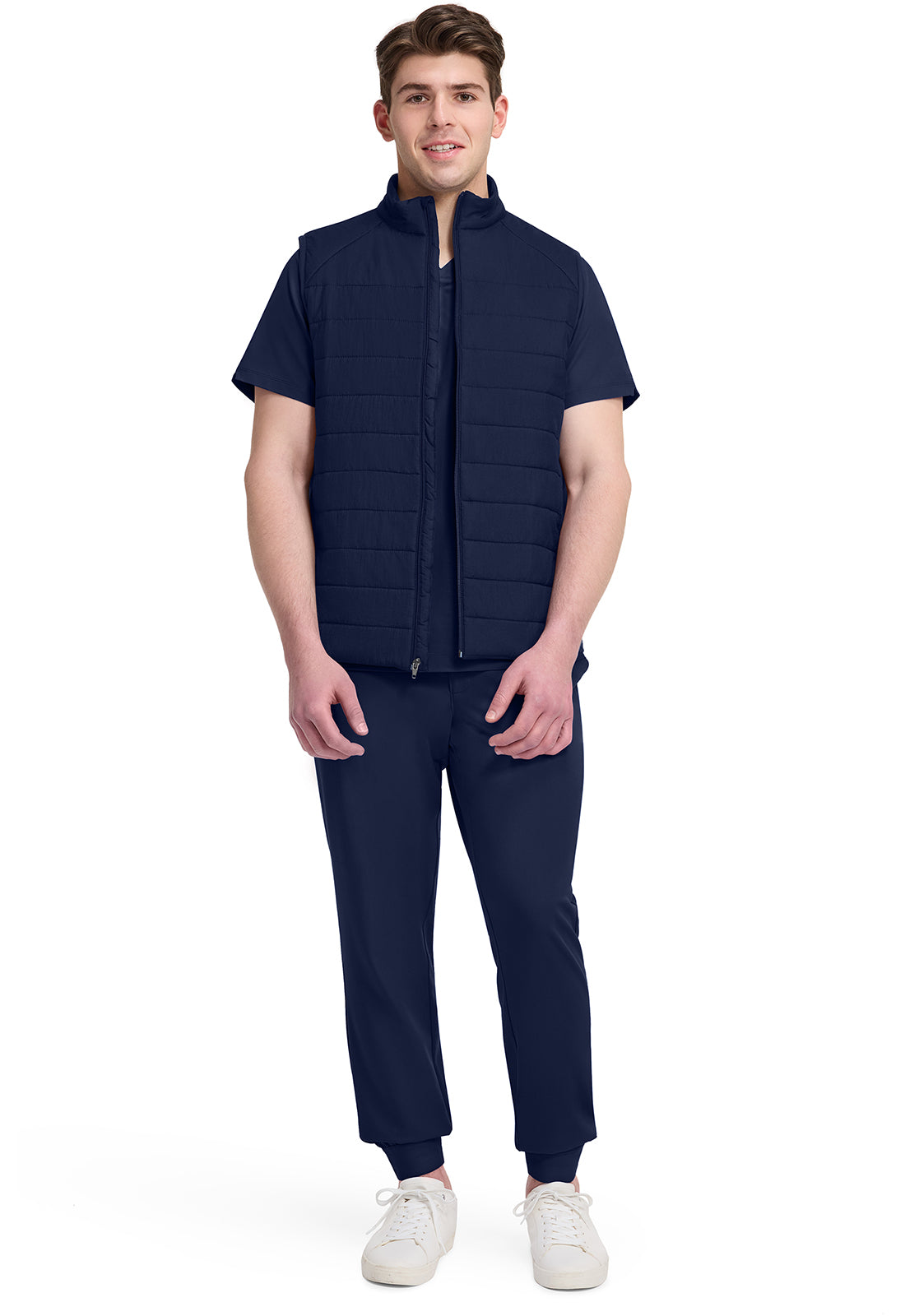 Lifestyle HH501F Men's Zip Front Vest Navy
