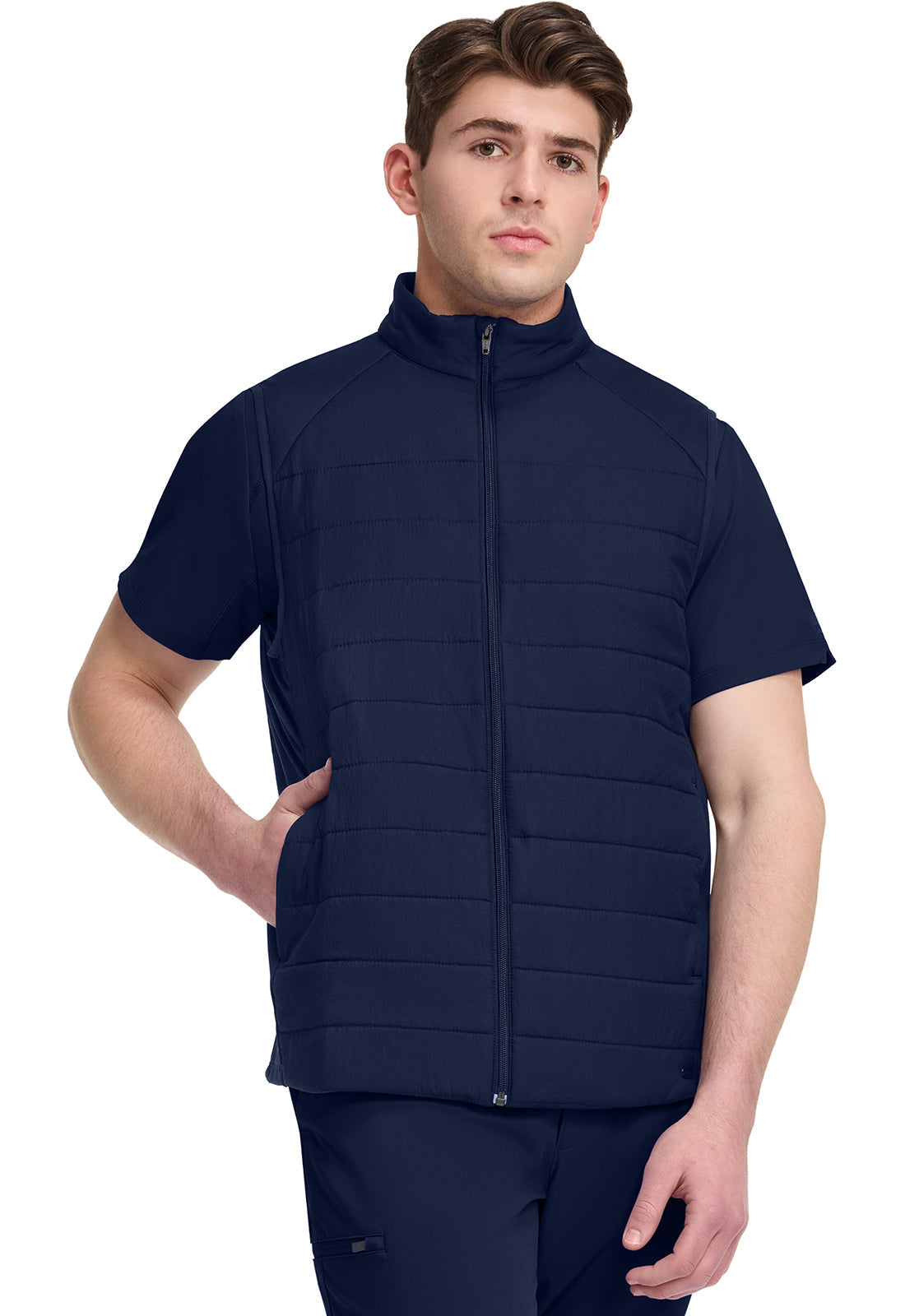 Lifestyle HH501F Men's Zip Front Scrub image 4
