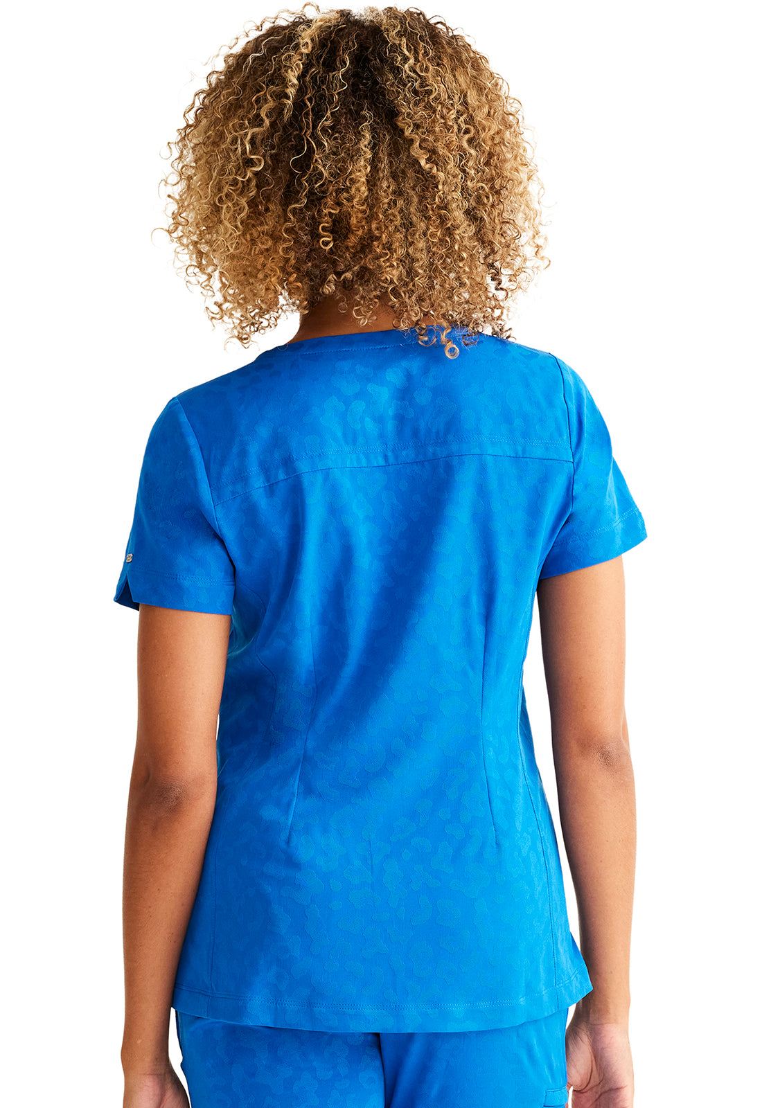 Purple Label Jacquard HH601 Women's Jolie Scrub Top image 4