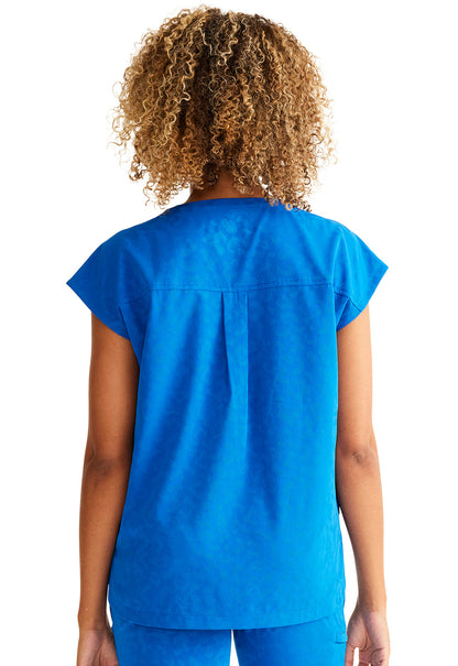 Purple Label Jacquard HH602 Women's Jayden Scrub Top image 4