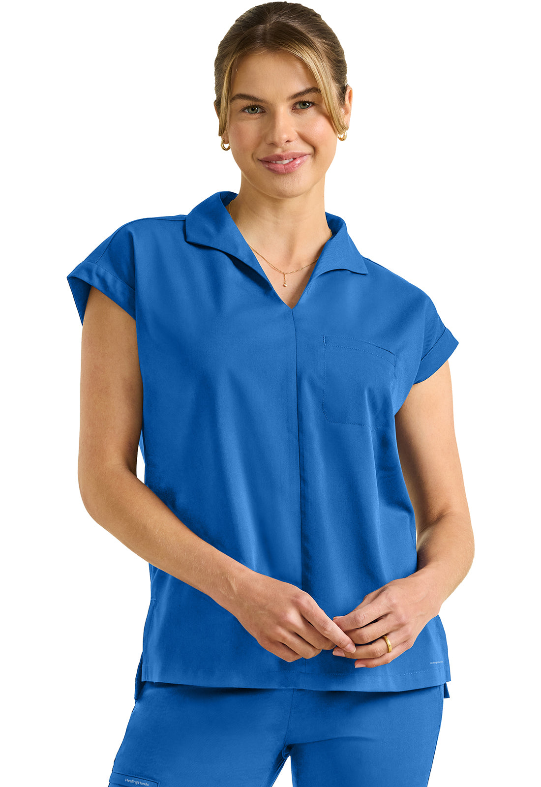 Purple Label HH607 Women's Jazz Collared Tuckable Shirt Royal