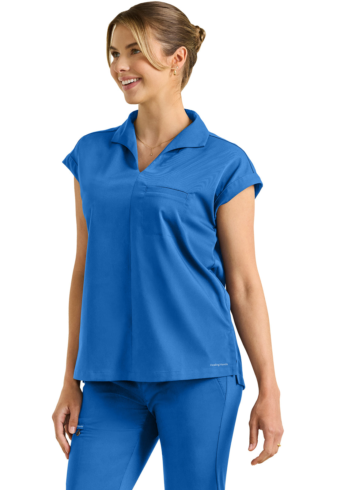 Purple Label HH607 Women's Jazz Collared Tuckable Shirt Royal