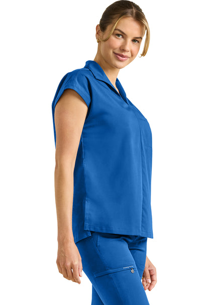 Purple Label HH607 Women's Jazz Collared Tuckable Shirt Royal