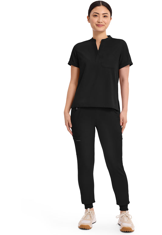 HH Works HH650 Women's Macy Scrub Top Black