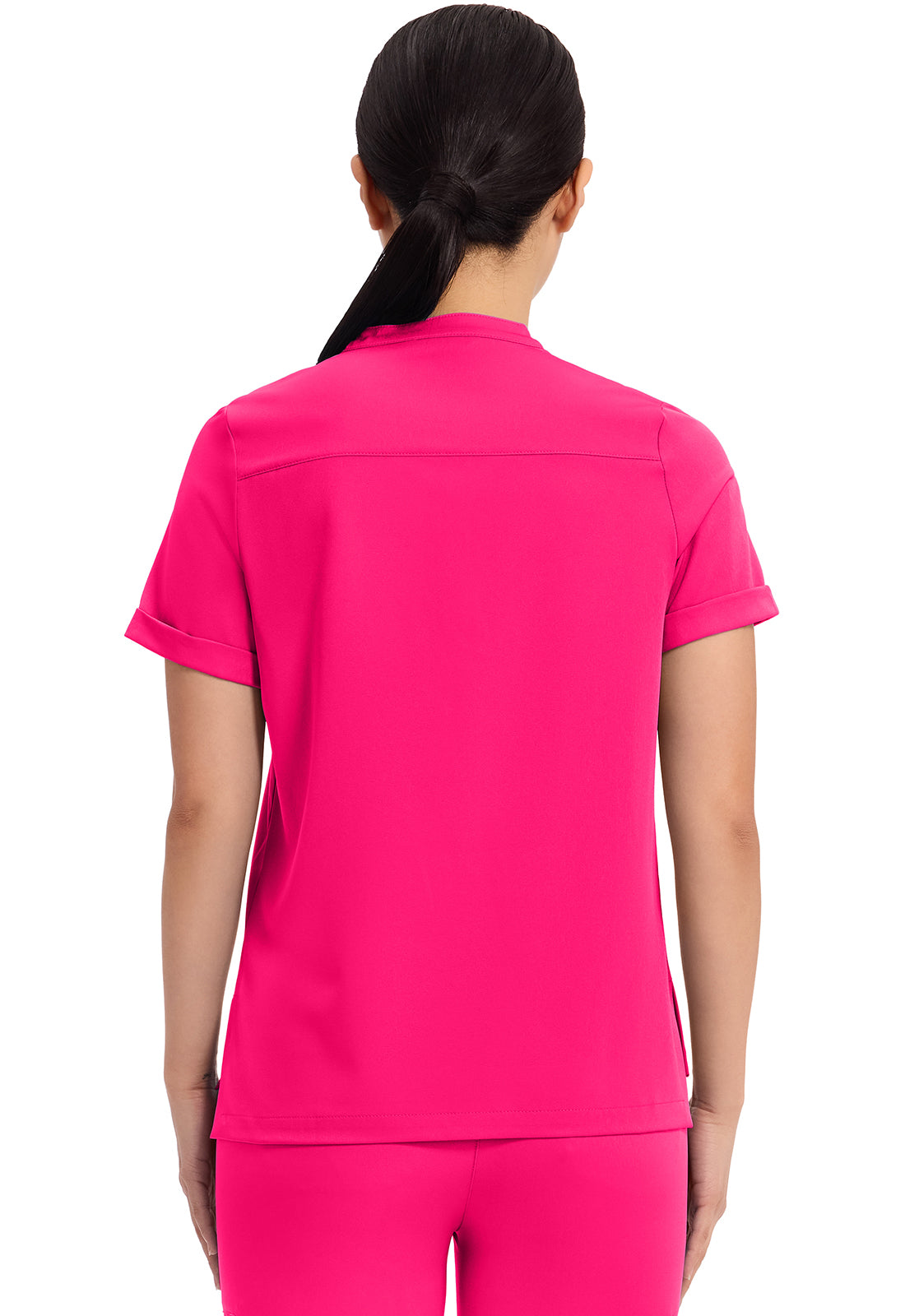 HH Works HH650 Macy 1 Pocket Scrub Top Carnation Pink