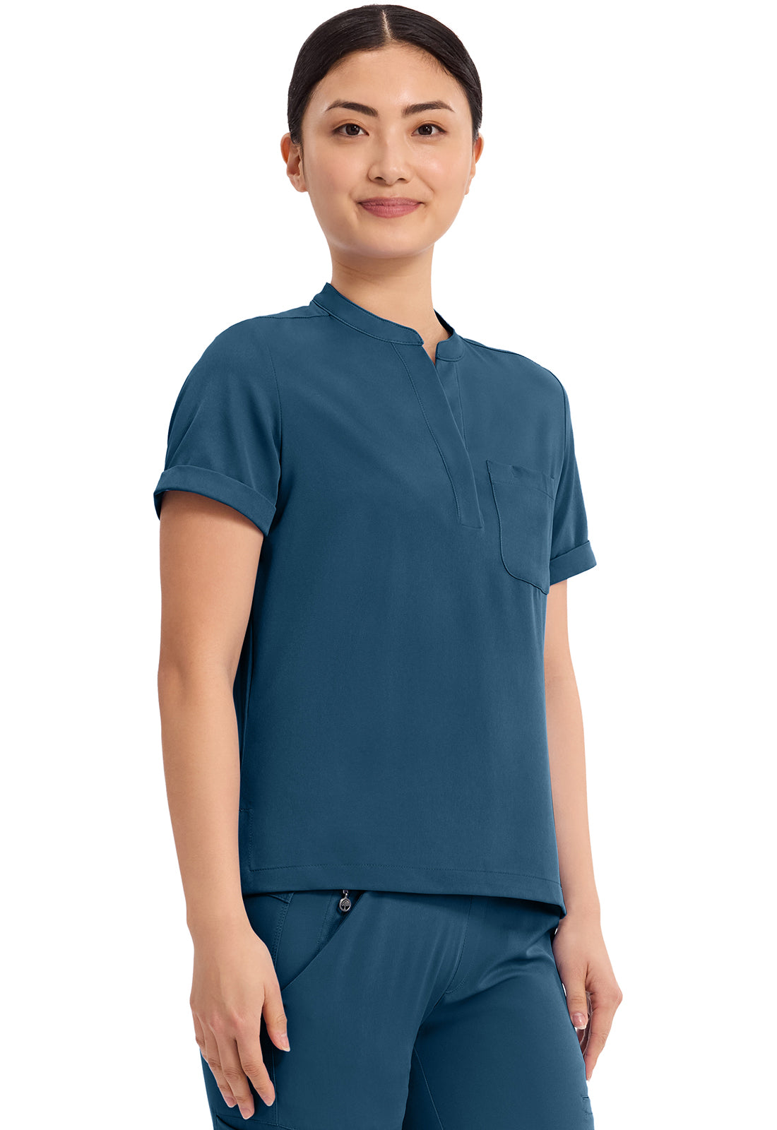 HH Works HH650 Women's Macy Scrub Top Caribbean
