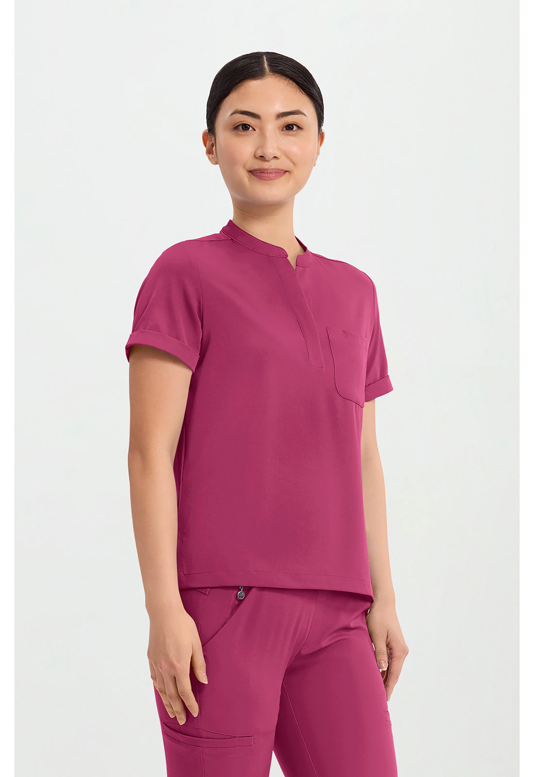 HH Works HH650 Women's Macy Scrub Top Cherry Wine
