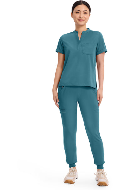 HH Works HH650 Women's Macy Scrub Top Fresh Blue