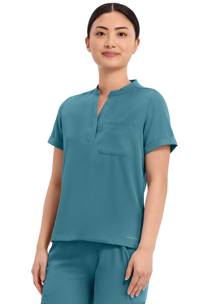 HH Works HH650 Women's Macy Scrub Top Fresh Blue