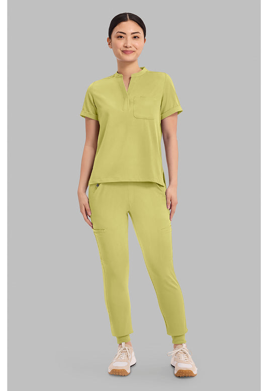 HH Works HH650 Women's Macy Scrub Top Retro Lime