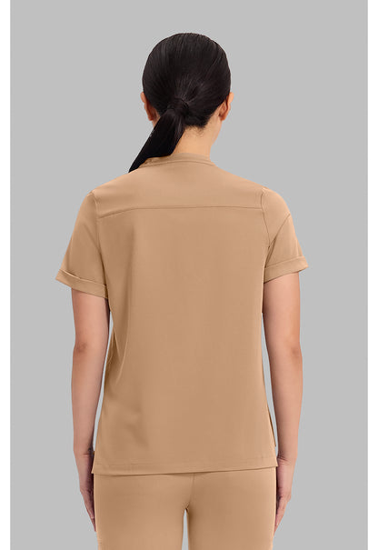 HH Works HH650 Women's Macy Scrub Top Sand Dunes