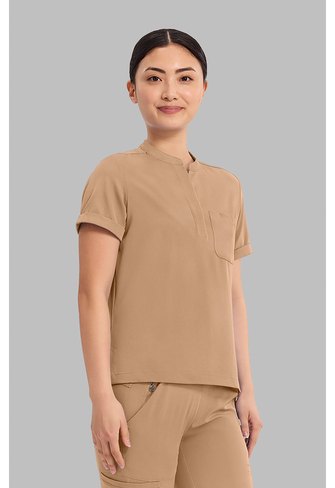 HH Works HH650 Women's Macy Scrub Top Sand Dunes
