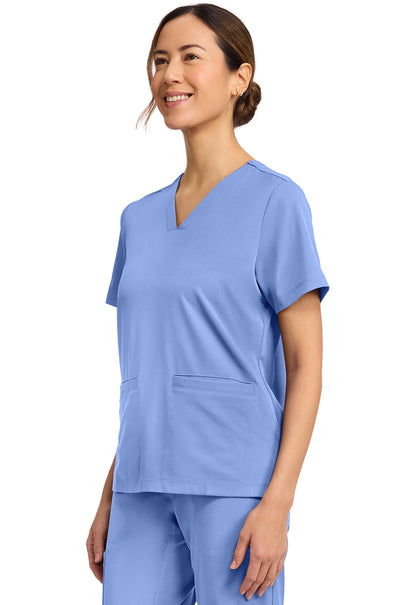 HH Works HH653 Women's 3-Pocket V-Neck Scrub Top Ceil
