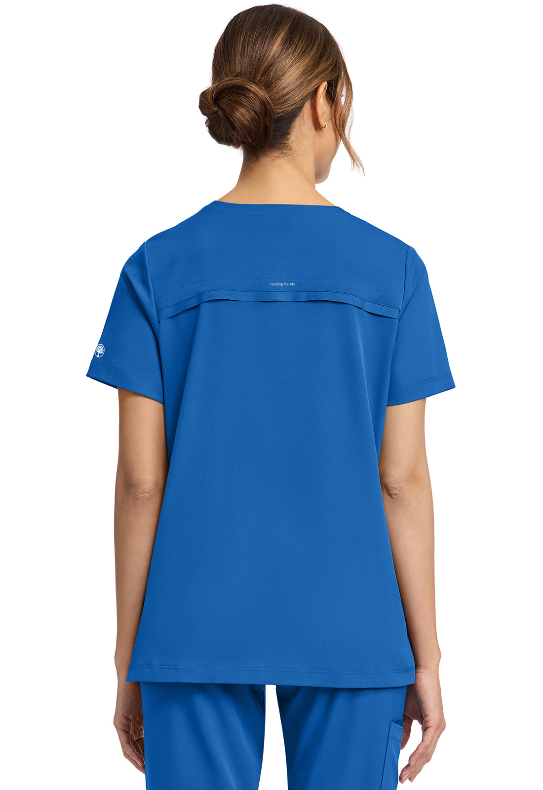 HH Works HH653 Women's 3-Pocket V-Neck Scrub Top Royal