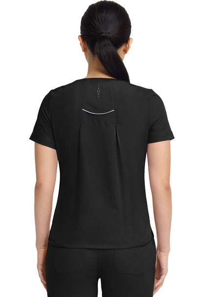 HH 360 HH702 Women's Crew Neck Scrub Top Black