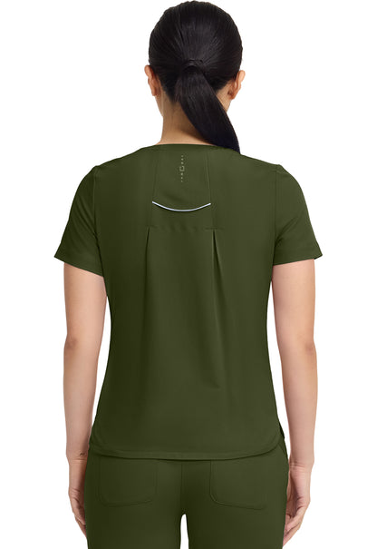 HH 360 HH702 Women's Crew Neck Scrub Top Dark Pine