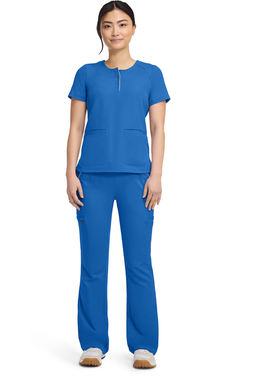 HH 360 HH702 Women's Crew Neck Scrub Top Royal