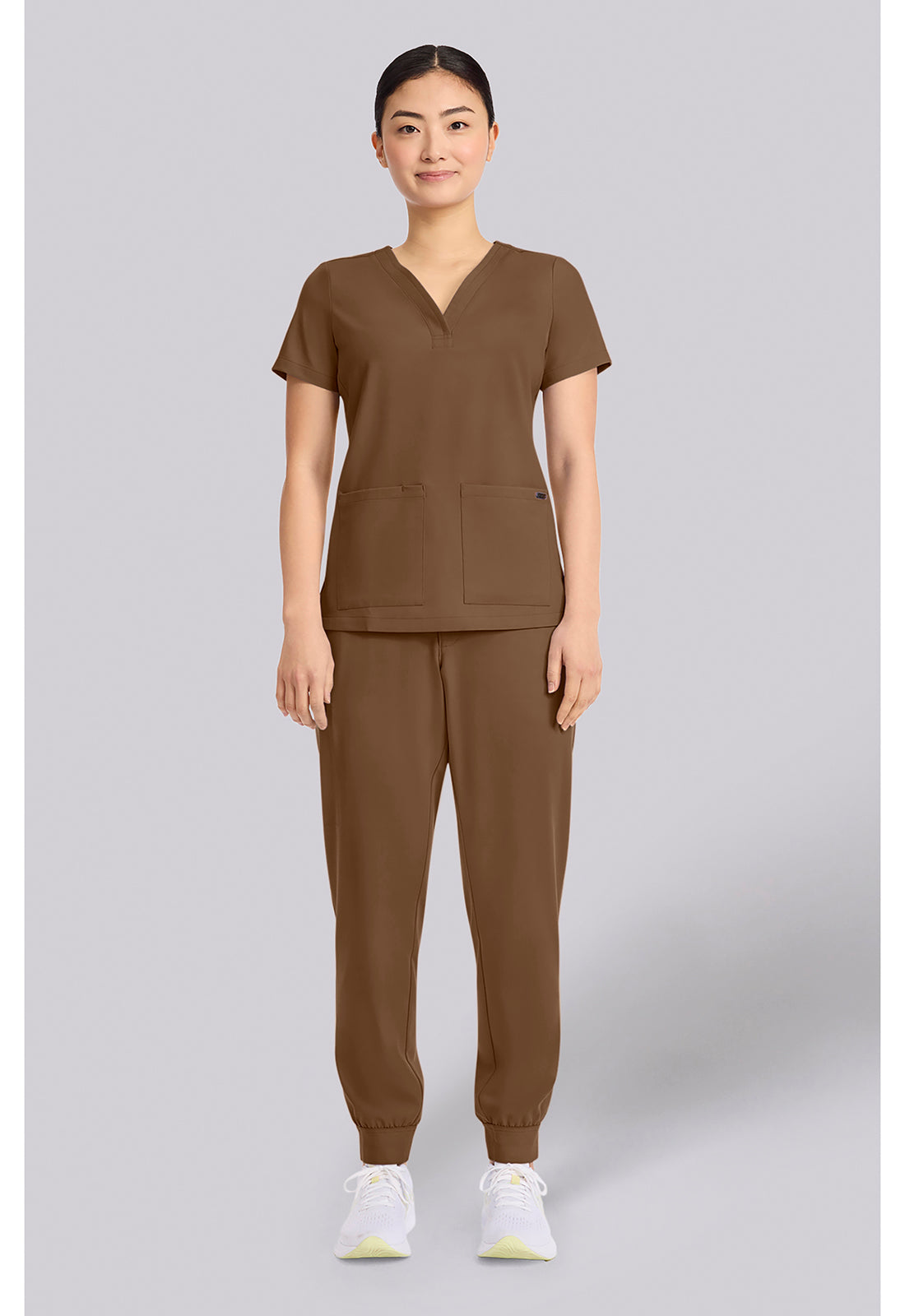 Quest HH751 Women's 3-Pocket Y-Neck Scrub Top image 2