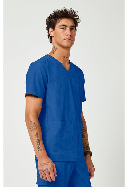 Quest HH753 Men's V-Neck Scrub Top image 5
