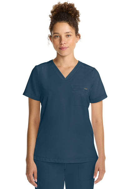 HH Quest HH755 Women's Tuck-in V-Neck Top Caribbean Image