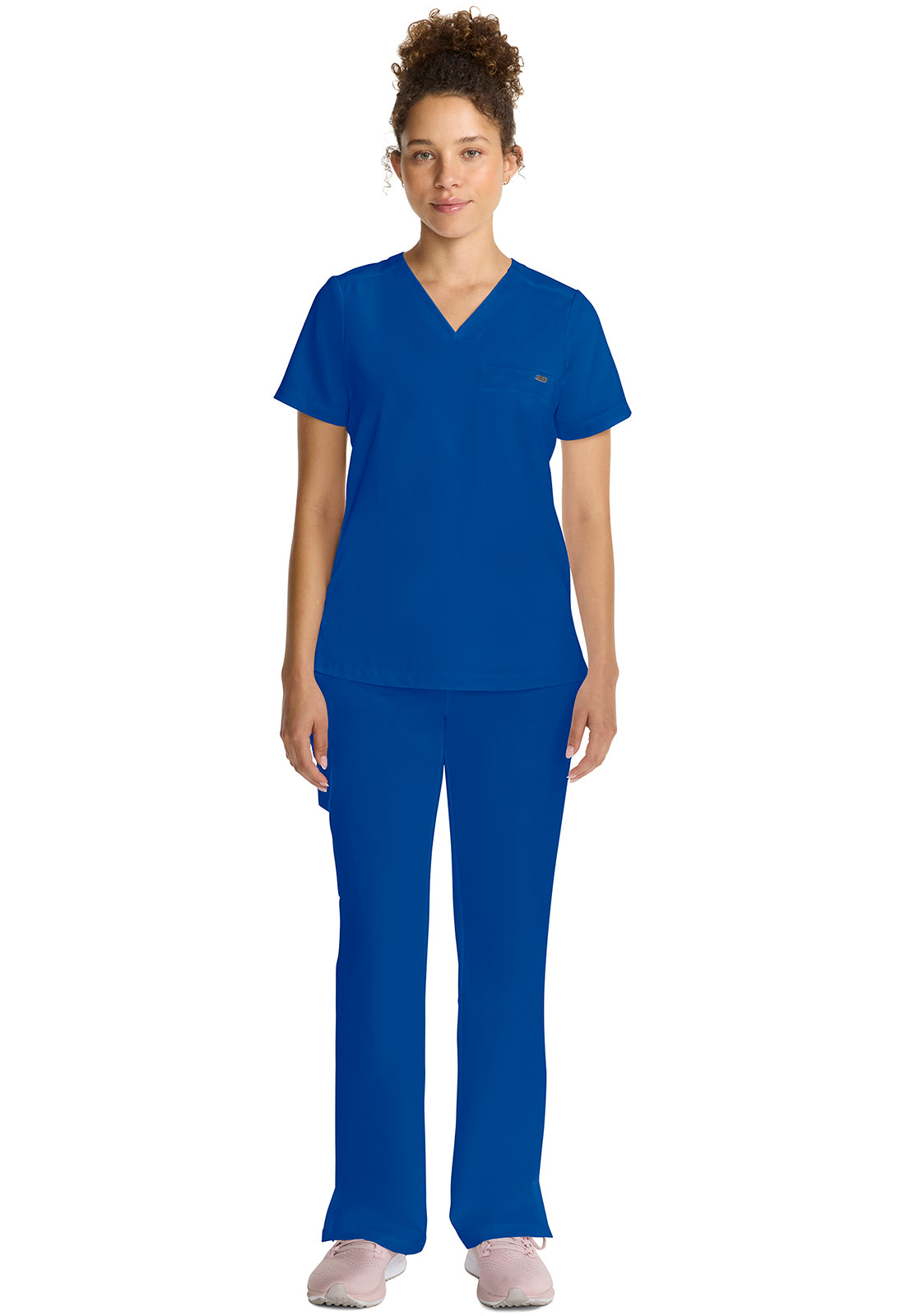 Quest HH755 Women's Tuck-in V-Neck Scrub Top Royal