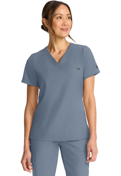 HH Quest HH755 Women's Tuck-in V-Neck Top Twilight Blue Image