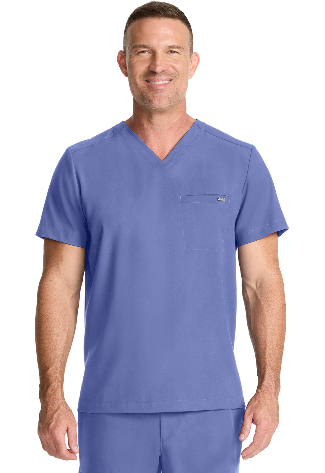 HH Quest HH758 Men's 1-Pocket V-Neck Top Ceil Image