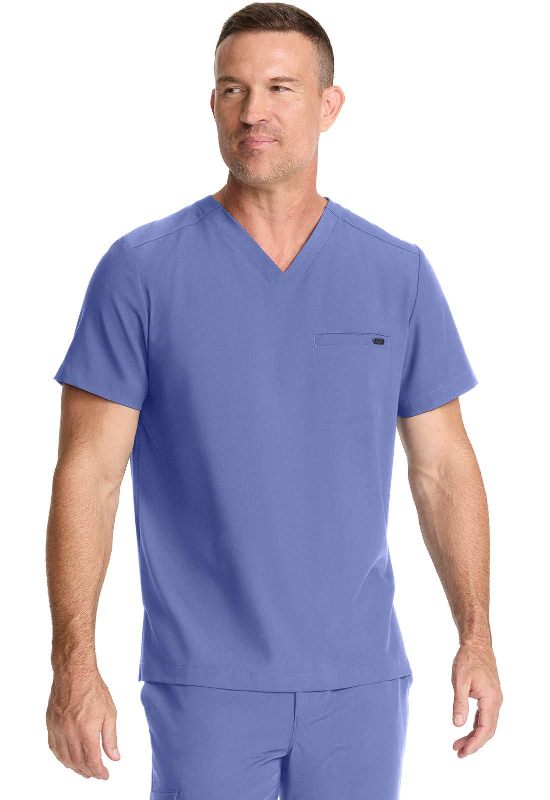 HH Quest HH758 Men's 1-Pocket V-Neck Top Ceil Image