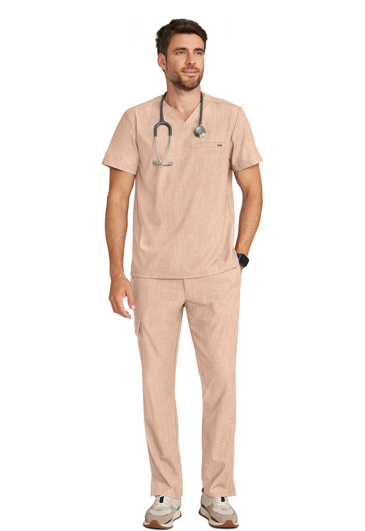 Quest HH758 Men's 1-Pocket V-Neck Scrub Top