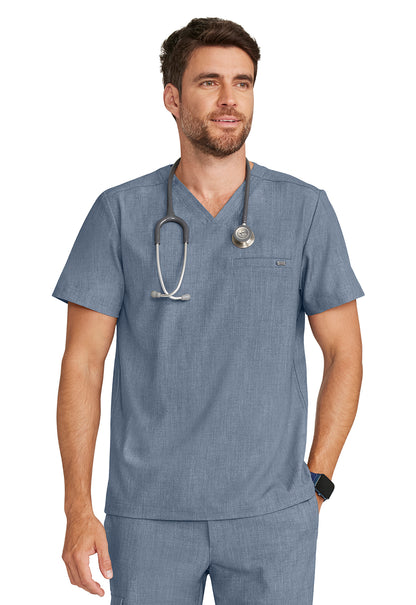 HH Quest HH758 Men's 1-Pocket V-Neck Top Twilight Blue Image