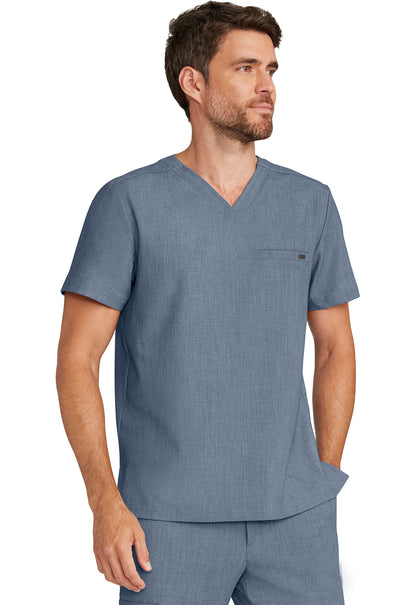 HH Quest HH758 Men's 1-Pocket V-Neck Top Twilight Blue Image