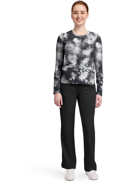 Knits HH816 Women's Melissa Tee Tie Dye Black