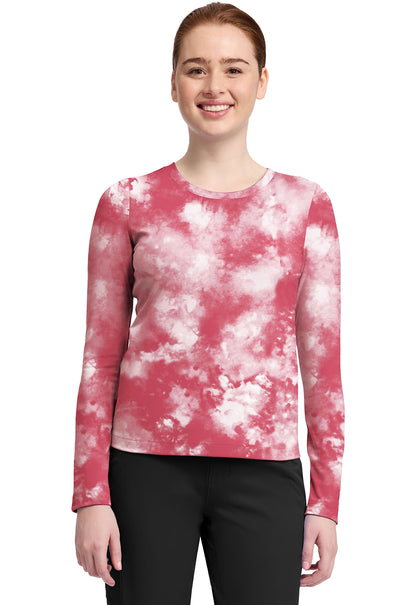 Knits HH816 Women's Melissa Tee Tie Dye French Pink