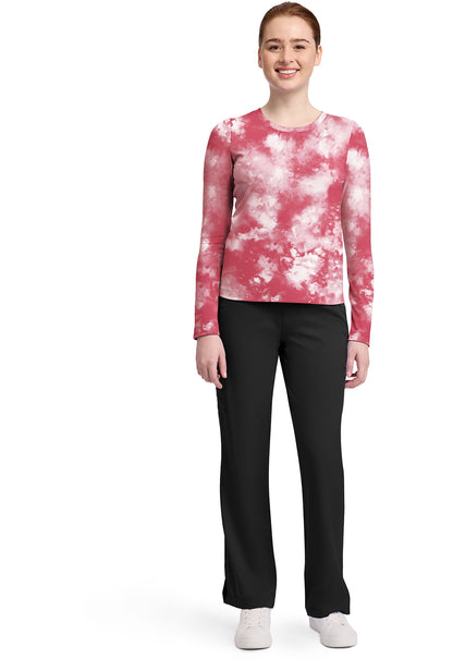 Knits HH816 Women's Melissa Tee Tie Dye French Pink