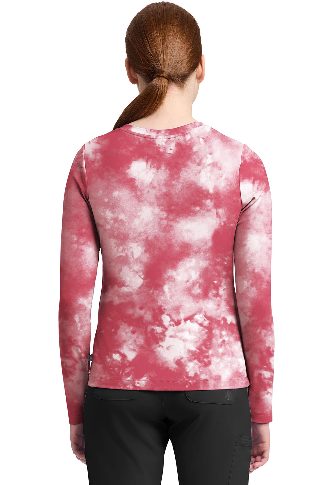 Knits HH816 Women's Melissa Tee Tie Dye French Pink