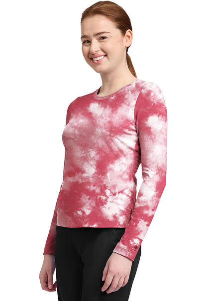 Knits HH816 Women's Melissa Tee Tie Dye French Pink