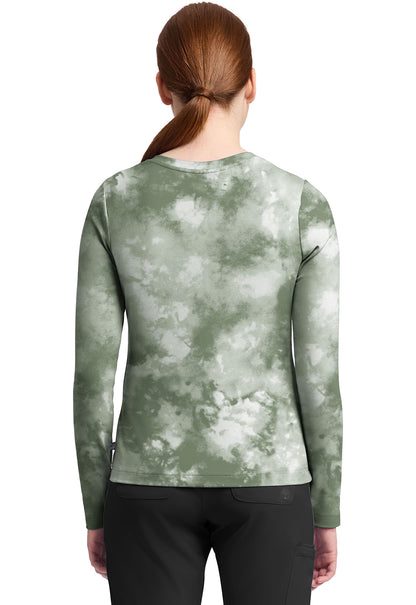 Knits HH816 Women's Melissa Tee Tie Dye Olive