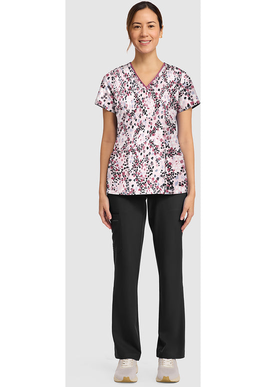 Prints HH910 Women's Amanda Scrub Top Abstract Python