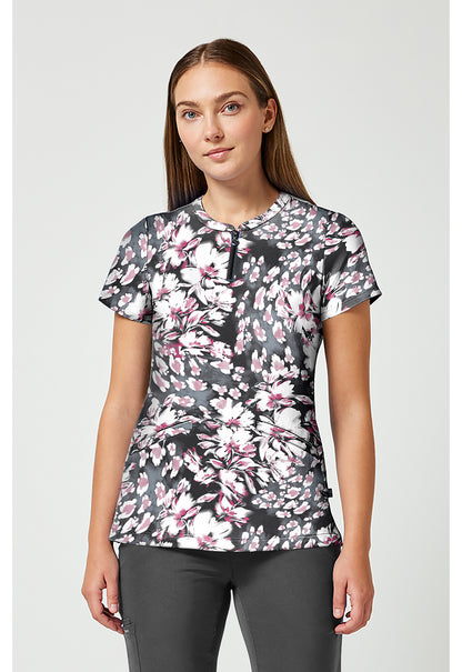Prints HH911 Women's Ivy Scrub Top Floral Whimsy