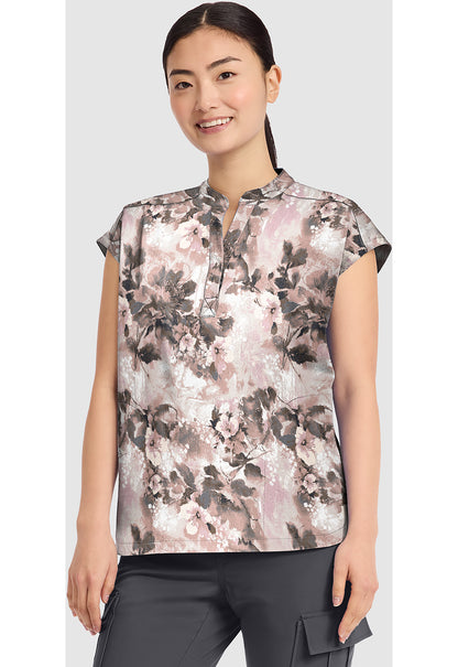 Prints HH912 Women's Journey Scrub Top Faded Fleur