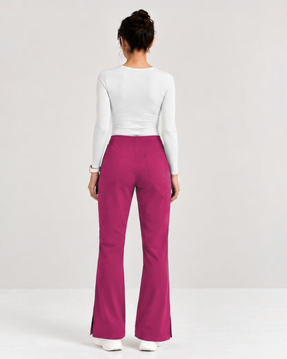Foundry Women's 2005 Jasmine 5 Pocket Mini Flare Cargo Pant Hot Pink