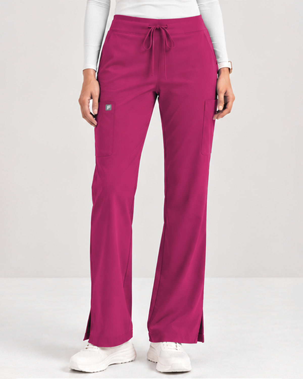 Foundry Women's 2005 Jasmine 5 Pocket Mini Flare Cargo Pant Hot Pink
