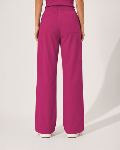 Foundry Women's 2205 Sierra 5 Pocket Wide Leg Pant Hot Pink
