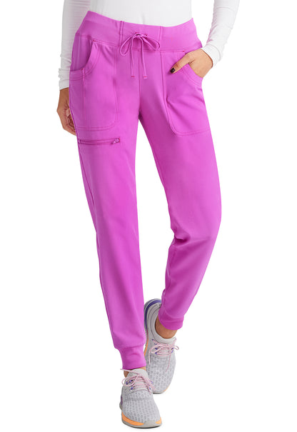 HeartSoul Break on Through HS030 Drawstring Jogger Berry Blast Model Image Front | Heartsoul