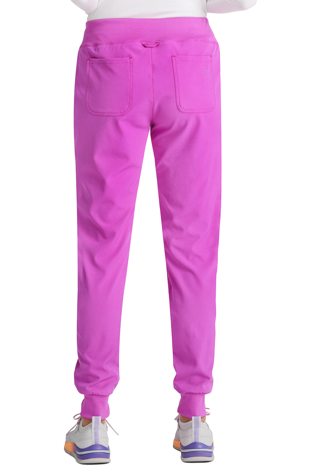 HeartSoul Break on Through HS030 Drawstring Jogger Berry Blast Model Image Back | Heartsoul