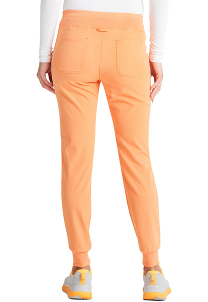 HeartSoul Break on Through HS030 Drawstring Jogger Cantaloupe Model Image Back | Heartsoul