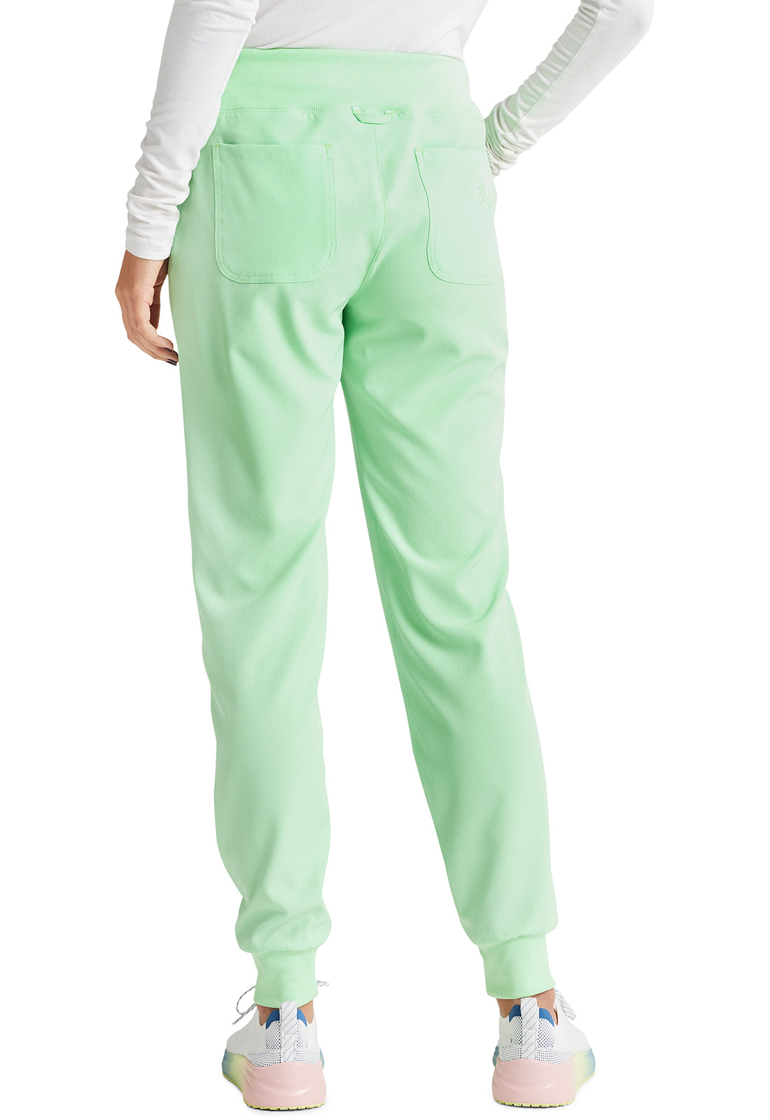 HeartSoul Break on Through HS030 Drawstring Jogger Go Green Model Image Back | Heartsoul