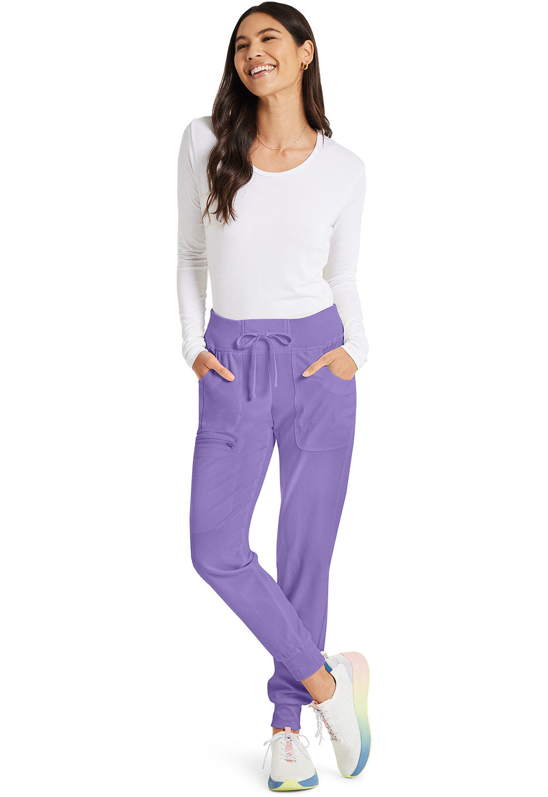 Break on Through HS030 Drawstring Jogger Lavender Sparkle
