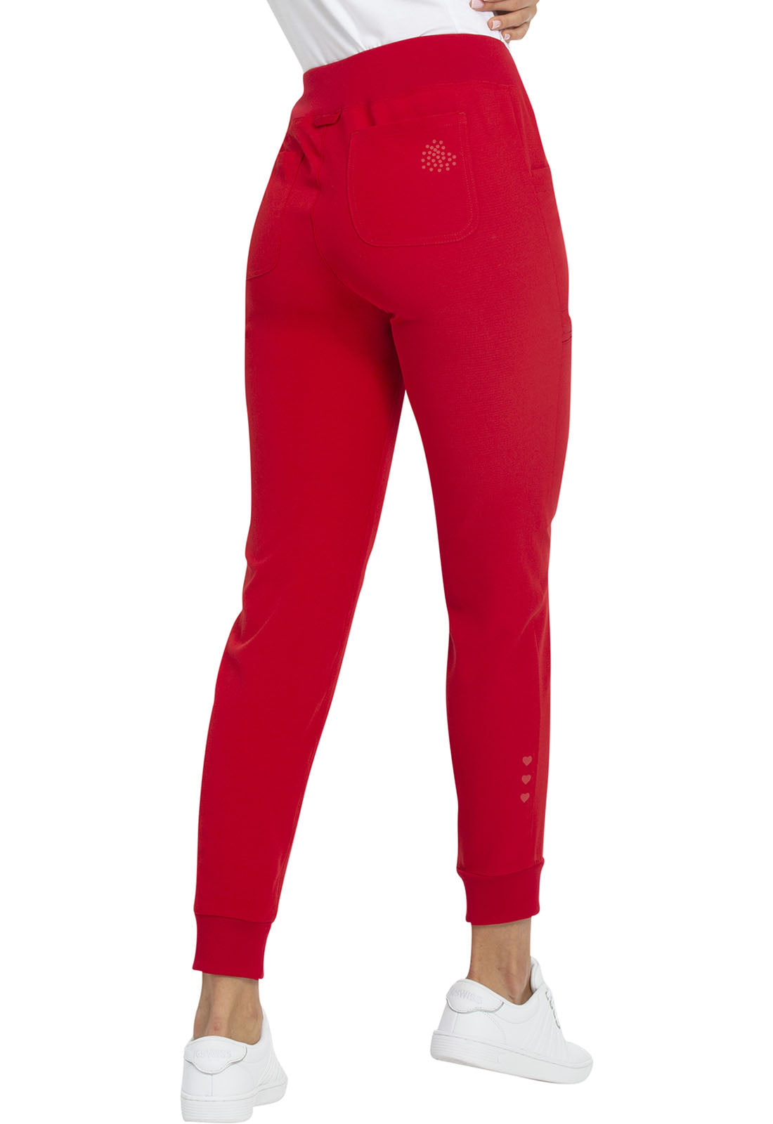 HeartSoul Break on Through HS030 Drawstring Jogger Red Model Image Back | Heartsoul